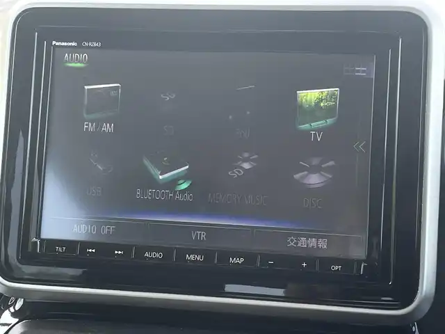 スズキ スペーシア カスタム HYBRID XS ターボ 青森県 2018(平30)年 7.4万km ムーンライトバイオレットPM ４WD/純正オプションナビ/フルセグTV/CD/DVD/BT/全方位/バックカメラ/前席シートヒーター/アイドリングオフ/車線逸脱システム/横滑り防止装置/衝突被害軽減システム/コーナーセンサー/クルーズコントロール/パドルシフト/オートライト/純正フロアマット
