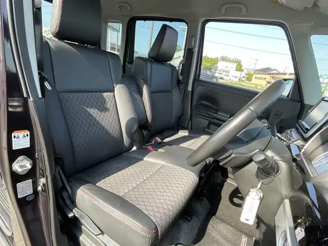 スズキ スペーシア カスタム HYBRID XS ターボ 青森県 2018(平30)年 7.4万km ムーンライトバイオレットPM ４WD/純正オプションナビ/フルセグTV/CD/DVD/BT/全方位/バックカメラ/前席シートヒーター/アイドリングオフ/車線逸脱システム/横滑り防止装置/衝突被害軽減システム/コーナーセンサー/クルーズコントロール/パドルシフト/オートライト/純正フロアマット