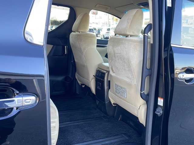 トヨタ アルファードハイブリット G 道東・釧路十勝 2015(平27)年 8.7万km ブラック ・４WD/・ALPINE１０インチナビ/（ＣＤ・ＤＶＤ・Ｂｌｕｅｔｏｏｔｈ・フルセグ・ラジオ）/・ALPINEフリップダウンモニター/・バッグカメラ　/・両側パワースライドドア/・クルーズコントロール　/・ドライブレコーダー/・ＥＴＣ/・ハーフレザーシート/・助手席オットマン/・セカンドシートオットマン/・純正１７インチアルミホイール　/・ＬＥＤヘッドライト