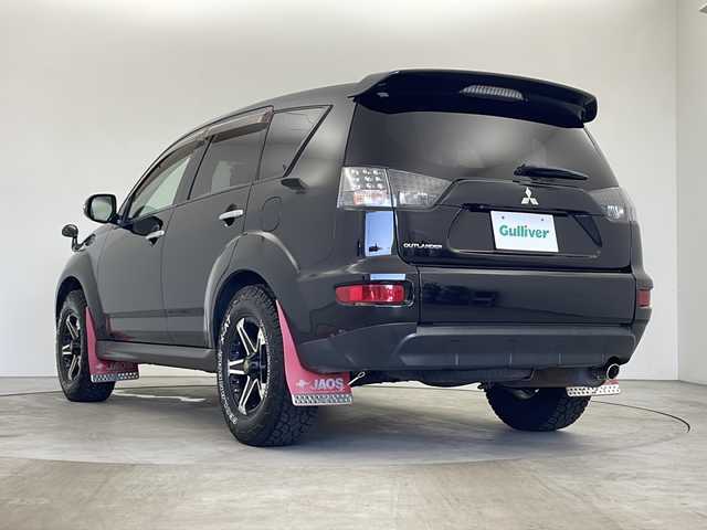 三菱 アウトランダー 24G 秋田県 2012(平24)年 6.7万km アメジストブラック 4WD /社外ナビ(Bluetooth フルセグTV AM/FM） /ETC /オートライト /電動格納ミラー /純正フロアマット /ドアバイザー /本革巻ステアリング　/横滑り防止装置
