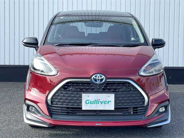 トヨタ シエンタ ハイブリッド G クエロ 千葉県 2019(平31)年 4.5万km ブラックマイカ/センシュアルレッドマイカ 純正9インチナビ/(フルセグTV CD DVD BT FM AM)/全周囲カメラ/純正12インチフリップダウンモニター/モデリスタエアロ/衝突被害軽減システム/車線逸脱警報/クルーズコントロール/ハーフレザーシート/両側パワースライドドア/横滑り防止装置/ETC/アイドリングストップ/LEDヘッドライト/フォグランプ/オートライト/ウィンカーミラー/電動格納ミラー/社外17インチAW/シートヒーター/シートリフター/ステアリングヒーター/プッシュスタート/スマートキー/フロアマット/ドアバイザー