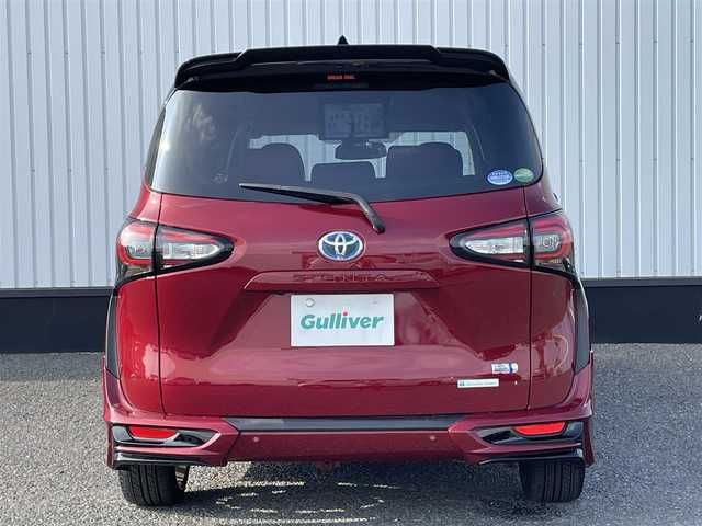 トヨタ シエンタ ハイブリッド G クエロ 千葉県 2019(平31)年 4.5万km ブラックマイカ/センシュアルレッドマイカ 純正9インチナビ/(フルセグTV CD DVD BT FM AM)/全周囲カメラ/純正12インチフリップダウンモニター/モデリスタエアロ/衝突被害軽減システム/車線逸脱警報/クルーズコントロール/ハーフレザーシート/両側パワースライドドア/横滑り防止装置/ETC/アイドリングストップ/LEDヘッドライト/フォグランプ/オートライト/ウィンカーミラー/電動格納ミラー/社外17インチAW/シートヒーター/シートリフター/ステアリングヒーター/プッシュスタート/スマートキー/フロアマット/ドアバイザー