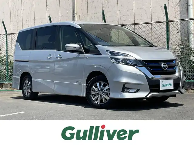 日産 セレナ e－パワー ハイウェイスター V 東京都 2018(平30)年 1.1万km ブリリアントシルバー 純正ナビ/アラウンドビューモニター/デジタルミラー/エマージェンシーブレーキ/車線逸脱警報/ソナー/プロパイロット/ハンズフリーオートスライドドア/ＥＴＣ/ドライブレコーダー/シートヒーター