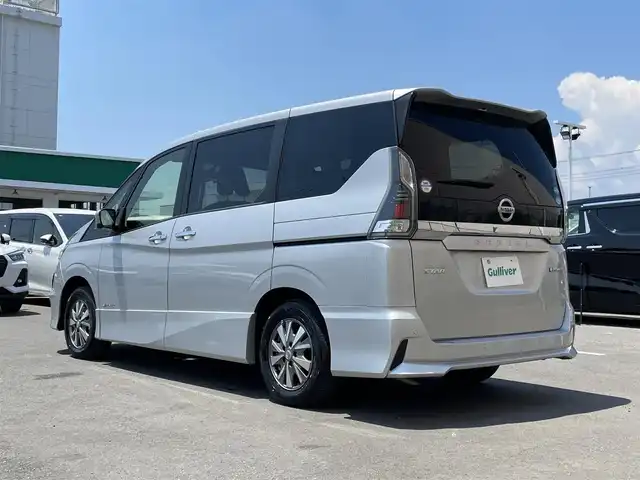 日産 セレナ e－パワー ハイウェイスター V 東京都 2018(平30)年 1.1万km ブリリアントシルバー 純正ナビ/アラウンドビューモニター/デジタルミラー/エマージェンシーブレーキ/車線逸脱警報/ソナー/プロパイロット/ハンズフリーオートスライドドア/ＥＴＣ/ドライブレコーダー/シートヒーター