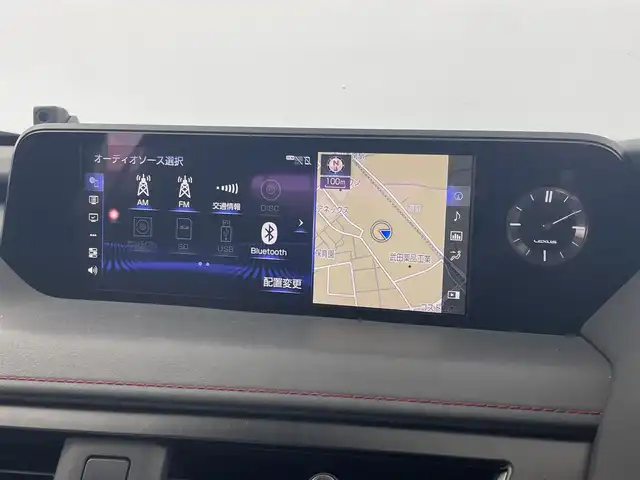レクサス ＵＸ 250h Fスポーツ 埼玉県 2019(令1)年 5.3万km グラファイトブラックガラスフレーク サンルーフ　メーカーナビ　バックカメラ　ＢＳＭ　赤レザシート　ヒーター　ステアリングヒーター　セーフティセンス　レーダークルーズコントロール　ビルトインＥＴＣ２．０　ワイヤレス充電　地デジフルセグ
