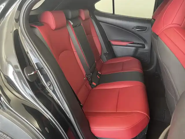 レクサス ＵＸ 250h Fスポーツ 埼玉県 2019(令1)年 5.3万km グラファイトブラックガラスフレーク サンルーフ　メーカーナビ　バックカメラ　ＢＳＭ　赤レザシート　ヒーター　ステアリングヒーター　セーフティセンス　レーダークルーズコントロール　ビルトインＥＴＣ２．０　ワイヤレス充電　地デジフルセグ