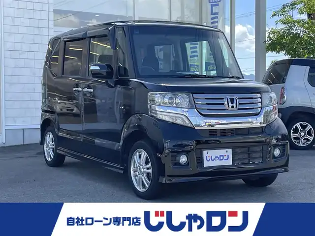 ホンダ Ｎ ＢＯＸ カスタム G Lパッケージ 岩手県 2012(平24)年 7.9万km クリスタルブラックパール (株)IDOMが運営する【じしゃロン盛岡店】の自社ローン専用車両になりますこちらは現金またはオートローンご利用時の価格です。自社ローンご希望の方は別途その旨お申付け下さい/片側パワースライドドア/純正ナビ/CD/DVD/ワンセグ/SD/プッシュスタート/スマートキー/スペアキー/ステアリングスイッチ/オートライト/フォグライト/バックカメラ/電動格納ミラー