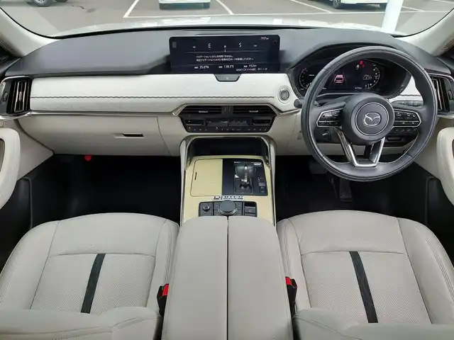 マツダ ＣＸ－６０ XD HV プレミアムモダン 東京都 2023(令5)年 1.8万km ロジウムホワイトプレミアムメタリック 純正ナビ/BOSEサウンドシステム/アラウンドビューモニター/アダプティブクルーズコントロール/パワーバックドア/サンルーフ/純正アルミホイール/デジタルインナーミラー/ブラインドスポットモニター/ヘッドアップディスプレイ/パワーシート/ビルトインETC/プッシュスタート/キーレスエントリー/アイドリングストップ/コーナーセンサー/Bluetooth/衝突軽減ブレーキ