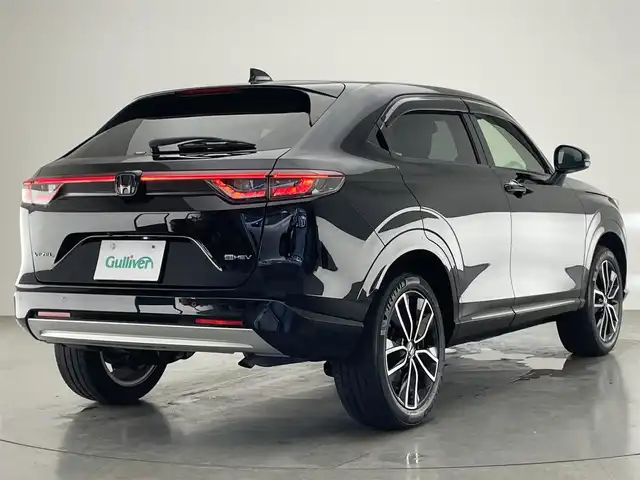 ホンダ ヴェゼル ハイブリッド e:HEV Z 愛知県 2022(令4)年 4.2万km クリスタルブラックパール 純正９型ナビ　全方位カメラ　禁煙車　フルセグＴＶ　カープレイ　ワイヤレス充電　ハーフレザー　シートヒーター　電動リゲート　電動パーキング　ホンダセンシング　衝突軽減　追従クルコン　ＬＥＤオートライト　前後ドライブレコーダー　BSM　ダウンヒルアシスト