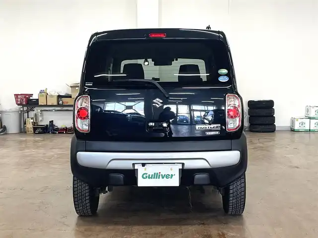 スズキ ハスラー G 道央・札幌 2018(平30)年 2.8万km ブルーイッシュブラックパール3 4WD/寒冷地仕様/社外ディスプレイオーディオ/CD/DVD/Bluetooth/USB/バックカメラ/衝突軽減ブレーキ/レーンキープアシスト/横滑り防止/アイドリングストップ/ドライブレコーダー/ETC/スマートキー×2/社外エンジンスターター/シートヒーター（D/N）/ミラーヒーター/純正スチールホイール付きサマータイヤセット積込み/　165/60/15　2018年製　4mm/保証書/取扱説明書