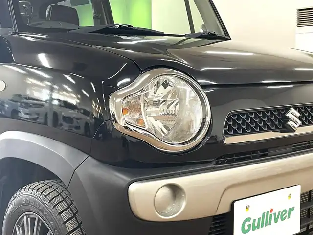 スズキ ハスラー G 道央・札幌 2018(平30)年 2.8万km ブルーイッシュブラックパール3 4WD/寒冷地仕様/社外ディスプレイオーディオ/CD/DVD/Bluetooth/USB/バックカメラ/衝突軽減ブレーキ/レーンキープアシスト/横滑り防止/アイドリングストップ/ドライブレコーダー/ETC/スマートキー×2/社外エンジンスターター/シートヒーター（D/N）/ミラーヒーター/純正スチールホイール付きサマータイヤセット積込み/　165/60/15　2018年製　4mm/保証書/取扱説明書