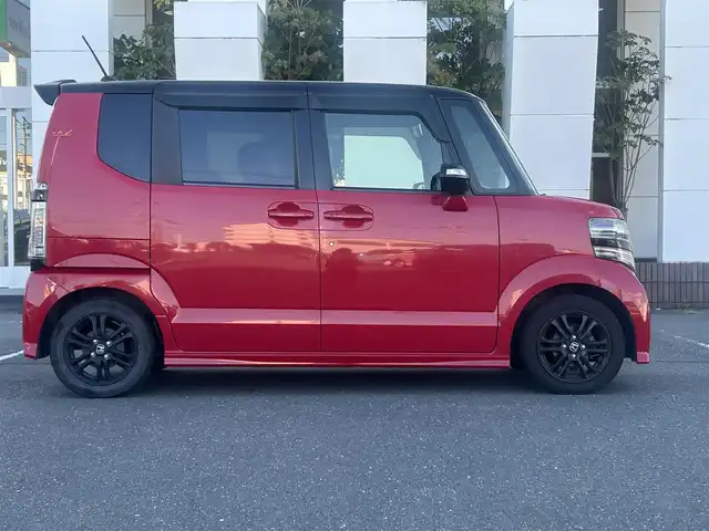 ホンダ Ｎ ＢＯＸ カスタム G Lパッケージ 静岡県 2016(平28)年 19万km 赤Ⅱ 片側パワースライドドア/HIDヘッドライト/フロントエアロバンパー/フロントフォグランプ/社外SDナビ/フルセグ/FM/AM/CD/DVD/電動格納ミラー/プッシュスタート