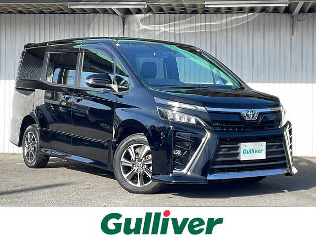 トヨタ ヴォクシー ZS 長野県 2020(令2)年 5.6万km ブラック ４ＷＤ/トヨタセーフティセンス/純正9型ナビフルセグTV/バックカメラ/ETC/パワースライドドア/純正16インチアルミ/前後コーナーセンサー/クルーズコントロール/プッシュスタート/保証書・取説/スペアキー