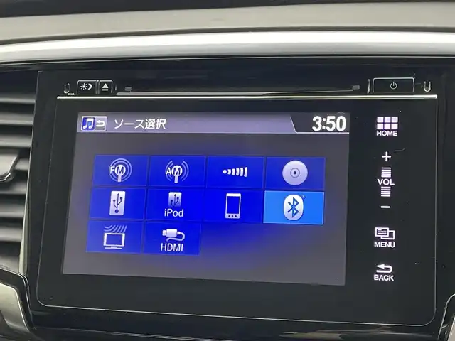 ホンダ オデッセイ ハイブリッド アブソルート EX パッケージ 岡山県 2016(平28)年 6.3万km プレミアムヴィーナスブラックP 純正ナビ　/全方位カメラ/バックカメラ/フルセグテレビ/CD/BT/USB/FM.AM/両側パワースライドドア/衝突軽減ブレーキ/車線逸脱防止機能/レーダークルーズコントロール/ビルトインETC/後席サンシェード/純正フロアマット/ドアバイザー/純正17インチアルミホイール/保証書/取扱説明書