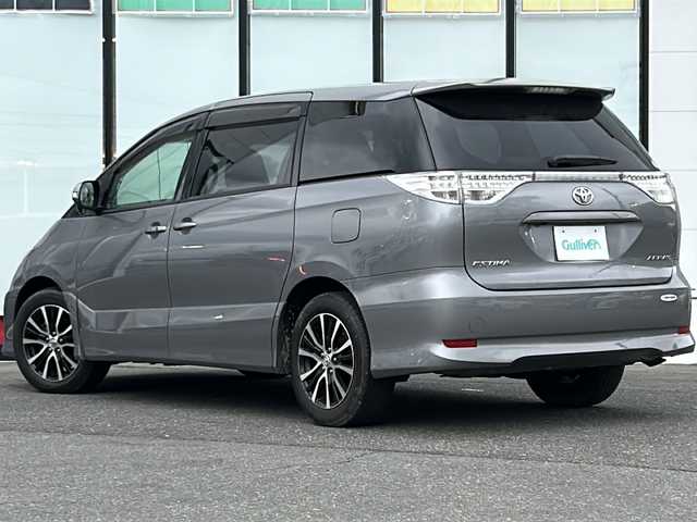 トヨタ エスティマ アエラス 山形県 2013(平25)年 2.6万km アイスチタニウムマイカメタリック ・4WD  寒冷地仕様/・助手席電動リフトアップシート/・トヨタ純正ナビ/・CD/DVD/BT/フルセグTV/・バックモニター/・クルーズコントロール/・両側パワースライドドア/・前後ドライブレコーダー/・社外エンジンスターター/・スペアキー/・純正17インチ」アルミホイール/・HIDヘッドライト/・フォグランプ/・革巻きステアリング/・純正フロアマット