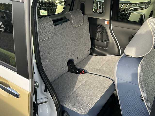 ダイハツ ムーヴ キャンバス ストライプス G ターボ 大阪府 2023(令5)年 0.5万km シャイニングホワイトパール/サンドベージュメタリック スマートアシスト/・衝突回避支援/・認識支援/・運転負荷軽減/・駐車支援/ディスプレイオーディオ/ フルセグ/HDMI/USB/全方位カメラ/ホッとカップホルダー/レーダークルーズ/両側電動スライドドア/おくだけ充電/シートヒーター/コーナーセンサー/LEDヘッドライト