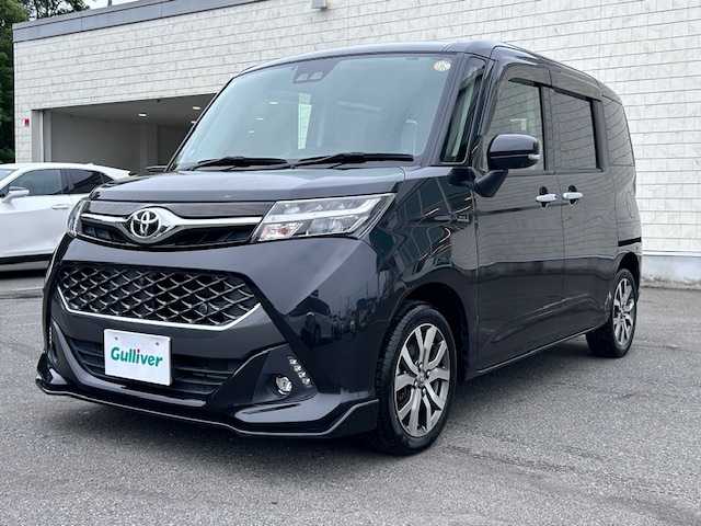 トヨタ タンク カスタムG－T 大阪府 2019(令1)年 6.2万km ブラックマイカメタリック アラウンドビューモニター/純正9型ナビ(BT/CD/フルセグ)/衝突被害軽減システム/レーンキープアシスト/コーナーセンサー/オートライト/オートマチックハイビーム/クルーズコントロール/シートヒーター/純正アルミホイール/社外フロアマット/両側パワースライドドア/アイドリングストップ/ETC2.0/プッシュスタートボタン/スマートキー/LEDヘッドライト