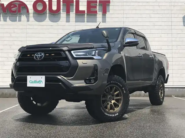 トヨタ ハイラックス Z 富山県 2020(令2)年 3.6万km オキサイドブロンズM アルパイン専用フローティングナビ/フルセグＴＶ／Bluetooth/バックカメラ/リフトアップ/社外ＡＷ１７インチ/前後ドライブレコーダー/レーダークルーズコントロール/レーンキープアシスト/社外トノカバー/ＬＥＤヘッドライト/ETC2.0/横滑り防止装置/セーフティセンス/コーナーセンサー/オートライト/オートマチックハイビーム/保証書／取説有り