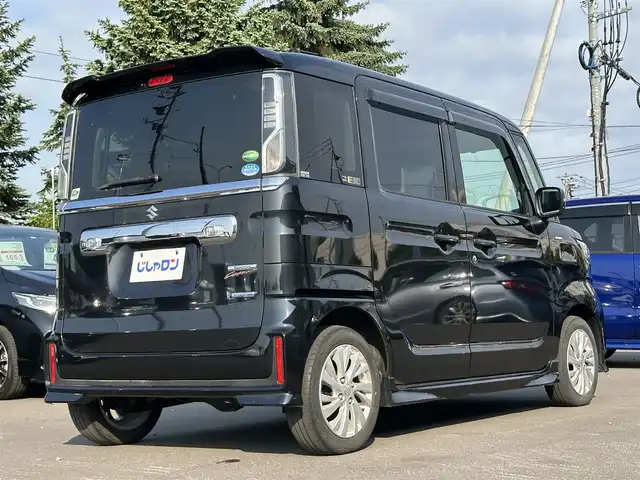 スズキ スペーシア カスタム HYBRID GS 道北・旭川 2018(平30)年 8.8万km ブルーイッシュブラックパール3 (株)IDOMが運営する【じしゃロン旭川店】の自社ローン専用車両になります。こちらは現金またはオートローンご利用時の価格です。自社ローンご希望の方は別途その旨お申付け下さい/　/・社外ナビ(CD/DVD/BT/SD/フルセグ)/・片側パワースライドドア/・両席シートヒーター/・ステアリングリモコン/・プッシュスタート/・スマートキー2個/・取扱説明書