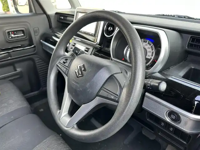 スズキ スペーシア カスタム HYBRID GS 道北・旭川 2018(平30)年 8.8万km ブルーイッシュブラックパール3 (株)IDOMが運営する【じしゃロン旭川店】の自社ローン専用車両になります。こちらは現金またはオートローンご利用時の価格です。自社ローンご希望の方は別途その旨お申付け下さい/　/・社外ナビ(CD/DVD/BT/SD/フルセグ)/・片側パワースライドドア/・両席シートヒーター/・ステアリングリモコン/・プッシュスタート/・スマートキー2個/・取扱説明書