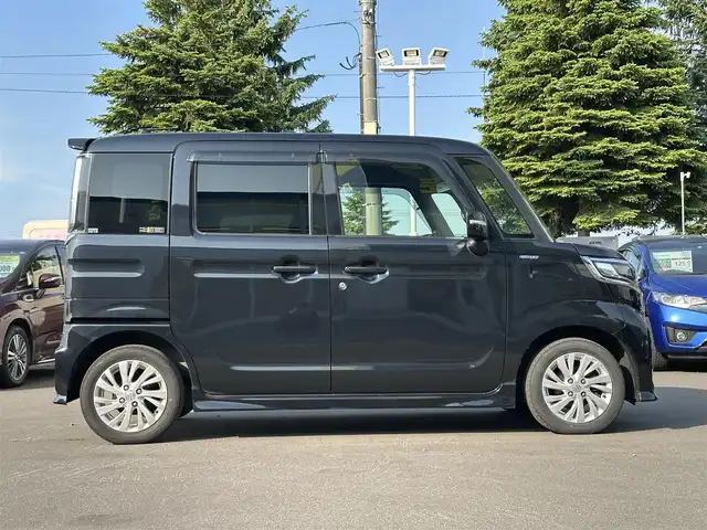 スズキ スペーシア カスタム HYBRID GS 道北・旭川 2018(平30)年 8.8万km ブルーイッシュブラックパール3 (株)IDOMが運営する【じしゃロン旭川店】の自社ローン専用車両になります。こちらは現金またはオートローンご利用時の価格です。自社ローンご希望の方は別途その旨お申付け下さい/　/・社外ナビ(CD/DVD/BT/SD/フルセグ)/・片側パワースライドドア/・両席シートヒーター/・ステアリングリモコン/・プッシュスタート/・スマートキー2個/・取扱説明書