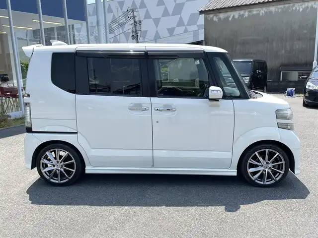 ホンダ Ｎ ＢＯＸ モデューロ X G ターボP 福島県 2014(平26)年 9.2万km プレミアムホワイトパール （株）IDOMが運営する【じしゃロンいわき店】の/自社ローン専用車両になります。/こちらは現金またはオートローンご利用時の価格です。/自社ローンご希望の方は別途その旨お申し付けください//ワンセグテレビ/メモリナビ/バックカメラ/両側パワースライドドア/プッシュスタート/ETC/HID