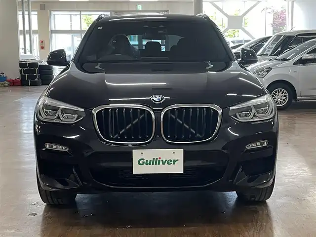 ＢＭＷ Ｘ３ xDrive20d Mスポーツ 道央・札幌 2018(平30)年 8.8万km サファイアブラックP 4WD/ディーゼル車/純正ナビ/・フルセグTV/CD/DVD/BT/USB/MS/フロント、サイド、バックカメラ/全周囲カメラ/本革シート/前席パワーシート/前席シートベンチレーション/全席シートヒーター/運転席シートメモリ機能/パワーバックドア/オートクルーズコントロール/ミラー一体型ETC/衝突被害軽減ブレーキ/レーンキープアシスト/横滑り防止装置/前後コーナーセンサー/ワイヤレス充電/電動パーキングブレーキ/ブレーキホールド/ヘッドアップディスプレイ/ブラインドスポットモニター/アイドリングストップ/パドルシフト/ウインカーミラー/社外ドライブレコーダー/フロアマット/ステアリングリモコン/オートライト/オートハイビーム/LEDヘッドライト/前後フォグライト/プッシュスタート/スマートキーx2/アンビエントライト/ルーフレール/トノカバー/純正19インチAW/新車時保証書/取扱説明書