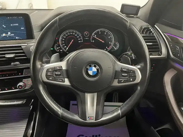 ＢＭＷ Ｘ３ xDrive20d Mスポーツ 道央・札幌 2018(平30)年 8.8万km サファイアブラックP 4WD/ディーゼル車/純正ナビ/・フルセグTV/CD/DVD/BT/USB/MS/フロント、サイド、バックカメラ/全周囲カメラ/本革シート/前席パワーシート/前席シートベンチレーション/全席シートヒーター/運転席シートメモリ機能/パワーバックドア/オートクルーズコントロール/ミラー一体型ETC/衝突被害軽減ブレーキ/レーンキープアシスト/横滑り防止装置/前後コーナーセンサー/ワイヤレス充電/電動パーキングブレーキ/ブレーキホールド/ヘッドアップディスプレイ/ブラインドスポットモニター/アイドリングストップ/パドルシフト/ウインカーミラー/社外ドライブレコーダー/フロアマット/ステアリングリモコン/オートライト/オートハイビーム/LEDヘッドライト/前後フォグライト/プッシュスタート/スマートキーx2/アンビエントライト/ルーフレール/トノカバー/純正19インチAW/新車時保証書/取扱説明書