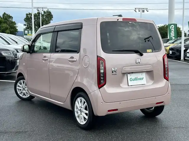 ホンダ Ｎ ＷＧＮ Lターボ ホンダセンシング 奈良県 2021(令3)年 5.3万km ピーチブロッサムパール ワンオーナー/禁煙車/ターボ/Gathersナビ(フルセグTV/CD/DVD/AM・FM/BT)/バックカメラ/ビルトインETC/前後ドラレコ/コムテックレーダー/ホンダセンシング/オートブレーキホールド機能/アジャイルハンドリングアシスト/クルーズコントロール/パドルシフト/エマージェンシーストップシグナル/サイドカーテンエアバッグ/アイドリングストップ機能/運転席シートヒーター/LEDヘッドライト/純正フロアマット/ドアバイザー/社外14インチアルミホイール/ISOFIX/スペアキー/保証書/取扱説明書