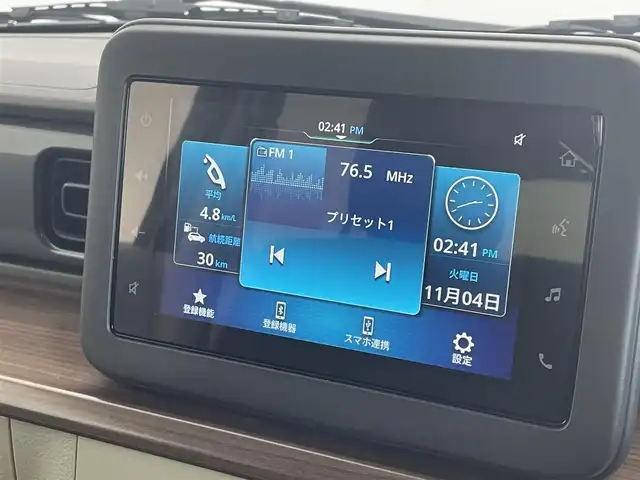 スズキ ラパン ＬＣ X 群馬県 2025(令7)年 0.1千km フォーンベージュメタリック/アーバンブラウン 2トーン 届出済未使用車　純正ディスプレイオーディオ　バックカメラ　シートヒーター　衝突被害軽減ブレーキ　レーンアシスト　オートハイビーム　ＬＥＤヘッドライト　ハーフレザーシート　スマートキー　禁煙車