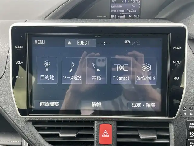 トヨタ エスクァイア ハイブリッド Gi プレミアムパッケージ ブラックテーラード 千葉県 2019(令1)年 5万km スパークリングブラックパールクリスタルシャイン 衝突軽減ブレーキ/両側パワースライドドア/純正１０インチＳＤナビ/フルセグＴＶ/バックカメラ/ＴＯＭ＇Ｓシフトポジションスイッチ/ＫＹＢローファースポーツ/ステアリングヒーター/ＥＴＣ２．０/LEDヘッドライト/フォグランプ