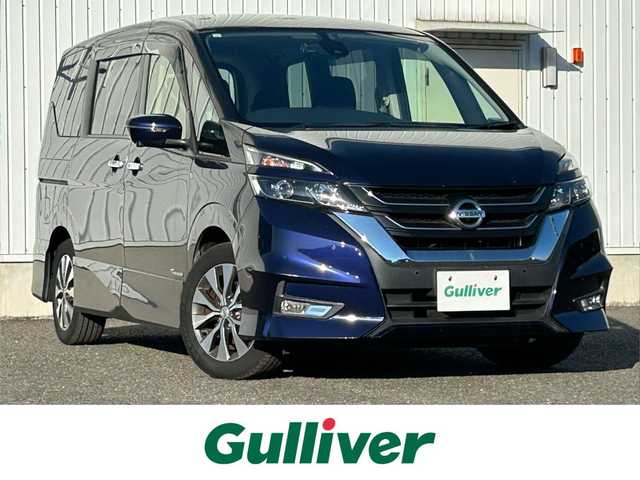 日産 セレナ ハイウェイスター 熊本県 2017(平29)年 2.7万km アズライトブルー 純正9インチナビ/・AM/FM/CD/DVD/BT/SD/USB/・フルセグTV/アラウンドビューモニター/フリップダウンモニター/衝突軽減ブレーキ/レーンキープアシスト/オートハイビーム/クルーズコントロール/ドライブレコーダー/標識認識機能/ふらつき警報/パーキングアシスト/両側電動スライドドア/革巻きステアリング/ステアリングスイッチ/LEDヘッドライト/ETC/純正フロアマット/電動格納ミラー/ウインカーミラー/後席ロールサンシェード/ドアバイザー/プッシュスタート/スペアキー