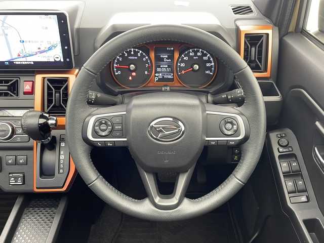 ダイハツ タフト G ターボ 千葉県 2021(令3)年 2万km サンドベージュメタリック 衝突軽減ブレーキ/レーンキープアシスト/レーダークルーズコントロール/純正SDナビ/（フルセグ/Bluetooth/DVD/CD/FM/AM）/バックカメラ/ETC/ドライブレコーダー（前のみ）/ガラスルーフ/スマートキー/LEDヘッドライト/電動格納ミラー/純正フロアマット/Wエアバッグ