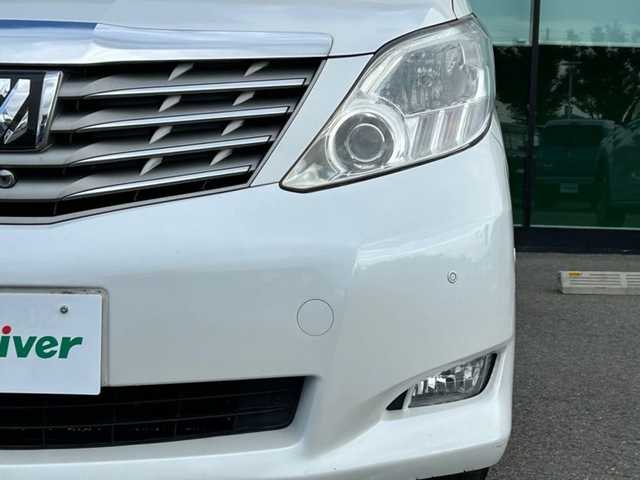 トヨタ アルファード 350G Lパッケージ 和歌山県 2011(平23)年 10.3万km ホワイトパールクリスタルシャイン 純正8インチナビ/フルセグTV/CD/DVD/バックカメラ/ビルトインETC/前後ドライブレコーダー/純正フリップダウンモニター/サンルーフ/両側パワースライドドア/電動リアゲート/クルーズコントロール/クリアランスソナー/革本木目ステアリング/ステアリングスイッチ/レザーシート/全席パワーシート/シートメモリー/運転席シートヒーター/オットマン/クールボックス/HIDヘッドライト/フォグランプ/オートライト/オートワイパー/電動格納ミラー/純正17インチAW/プッシュスタート/スマートキー/スペアキー/取扱説明書