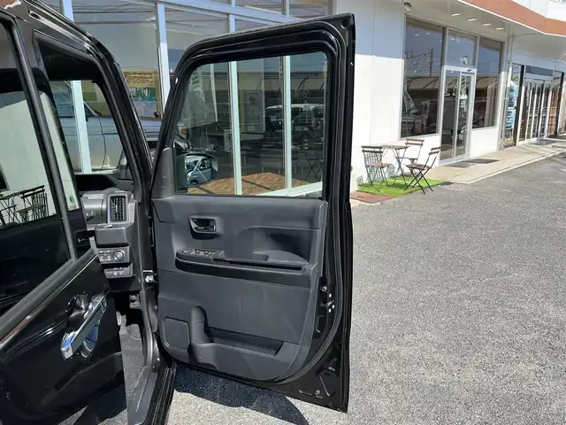 ダイハツ タント カスタム RS 山口県 2025(令7)年 0.3万km ブラックマイカメタリック 純正9インチディスプレイオーディオ/BluetoothAudio/カープレイ対応/フルセグTV＆バックカメラ/LEDオートライト/LEDフォグ/両側パワースライドドア/フロントシートヒーター/スマートキー/スマートアシスト