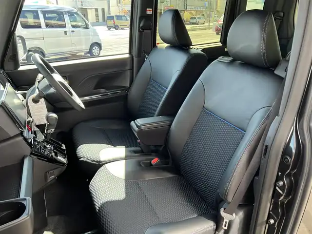 ダイハツ タント カスタム RS 山口県 2025(令7)年 0.3万km ブラックマイカメタリック 純正9インチディスプレイオーディオ/BluetoothAudio/カープレイ対応/フルセグTV＆バックカメラ/LEDオートライト/LEDフォグ/両側パワースライドドア/フロントシートヒーター/スマートキー/スマートアシスト