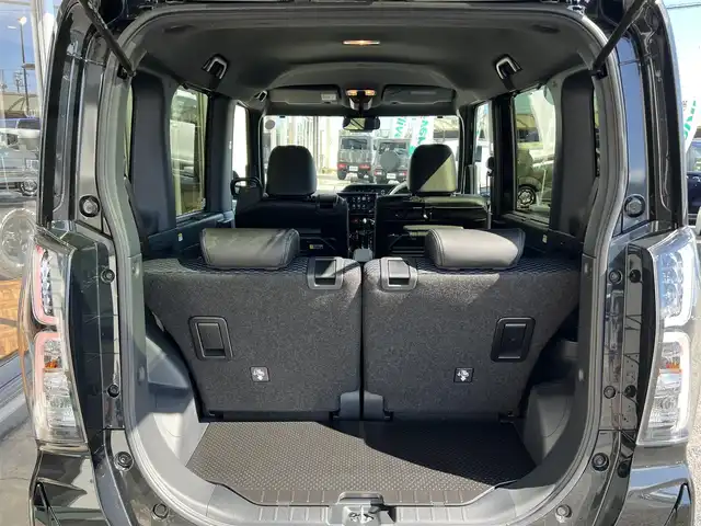 ダイハツ タント カスタム RS 山口県 2025(令7)年 0.3万km ブラックマイカメタリック 純正9インチディスプレイオーディオ/BluetoothAudio/カープレイ対応/フルセグTV＆バックカメラ/LEDオートライト/LEDフォグ/両側パワースライドドア/フロントシートヒーター/スマートキー/スマートアシスト