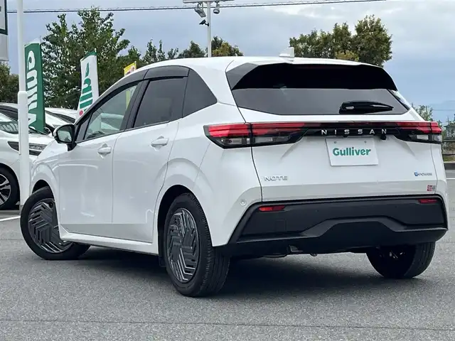 日産 ノート X 奈良県 2021(令3)年 5.2万km ピュアホワイトパール NissanConnect9インチナビ/（フルセグ/BT/AppleCarPlay/AndroidAuto)/プロパイロット/アラウンドビューモニター/前後コーナーセンサー/衝突軽減システム/レーンキープアシスト/デジタルインナーミラー/前方ドライブレコーダー/ETC/LEDヘッドライト/純正ホイールキャップ/スペアキーX1