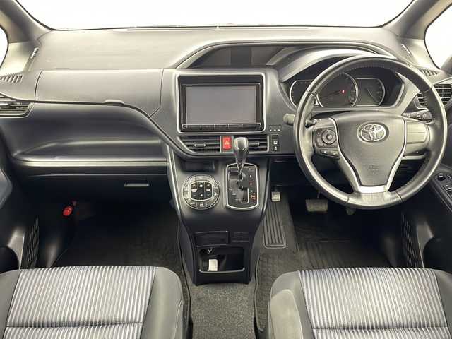 トヨタ ヴォクシー ZS 煌 新潟県 2014(平26)年 7.8万km ブラッキッシュアゲハガラスフレーク 　ワンオーナー/　フルセグテレビ/　バックカメラ/　フリップダウンモニター/　プッシュスタート/　両側パワースライドドア/　ETC/　LEDヘッドライト/　オートライト/　アイドリングストップ/　ウィンカーミラー/　ドアバイザー