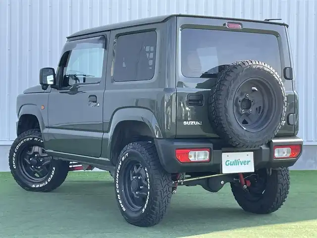 スズキ ジムニー XG 香川県 2023(令5)年 4.2万km ジャングルグリーン スズキセーフティサポート/・デュアルセンサーブレーキサポート/・車線逸脱警報機能/・ふらつき警報機能/・ハイビームアシスト/・先行車発進お知らせ機能/ワンオーナー　/禁煙車　/カーオーディオ【DEH-5600】/(Bluetooth/CD/AUX)/MT車/４WD/純正16インチアルミホイール/ロッドホルダー/リアアンダーミラー/リフトアップ/ヒルホールドコントロール/ETC/オートライト/ACエアコン/光軸調整/リモコンキー