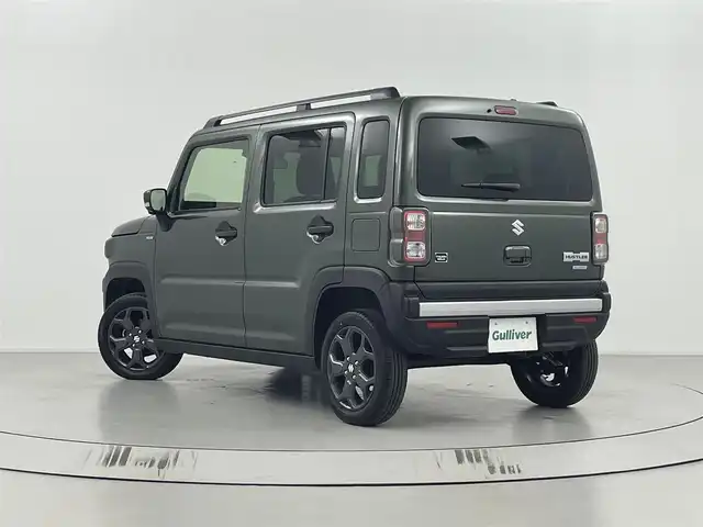 スズキ ハスラー タフワイルド 埼玉県 2024(令6)年 0.3万km クールカーキPM メーカー9インチナビ（TV/DVD/BT）/全方位カメラ/クリアランスソナー/スズキセーフティサポート/衝突軽減システム/レーンキープアシスト/追従型クルーズコントロール/純正アルミ/LEDヘッドライト＆フォグランプ/シートヒーター