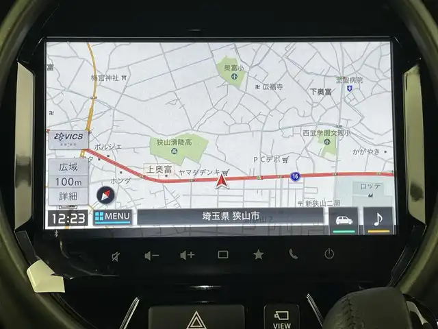 スズキ ハスラー タフワイルド 埼玉県 2024(令6)年 0.3万km クールカーキPM メーカー9インチナビ（TV/DVD/BT）/全方位カメラ/クリアランスソナー/スズキセーフティサポート/衝突軽減システム/レーンキープアシスト/追従型クルーズコントロール/純正アルミ/LEDヘッドライト＆フォグランプ/シートヒーター