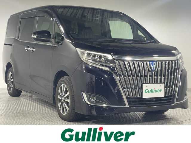 トヨタ エスクァイア ハイブリッド Gi 神奈川県 2020(令2)年 3.5万km スパークリングブラックパールクリスタルシャイン 純正10型SDナビゲーション【NSZN-Z68T】/AM FM フルセグ Bluetooth CD DVD SD/バックカメラ/社外フロントカメラ/純正フリップダウンモニター/両側パワースライドドア/セーフティセンス/プリクラッシュセーフティシステム/レーンディパーチャーアラート/先行車発進告知機能/パーキングサポートブレーキ/クリアランスソナー/クルーズコントロール/トラクションコントロール/前方ドライブレコーダー/レザーシート/前席シートヒーター/ビルトインETC/ステアリングリモコン/スマートキー/LEDヘッドライト/オートライト/オートマチックハイビーム/純正15インチアルミホイル/ドアバイザー