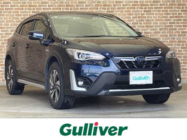 スバル ＸＶ ハイブリッド アドバンス 岩手県 2021(令3)年 1.2万km ダークブルーパール ４WD/アイサイトツーリングアシスト/X-MODE/プリクラッシュブレーキ/アクティブレーンキープ/全車速追従機能付きクルーズコントロール/ツーリングアシスト/ヒルディセントコントロール/アダプティブドライビングビーム/リヤビークルディテクション/ステアリング連動ヘッドランプ/パドルシフト/パワーシート/純正ALPINEナビ/（CD/DVD/フルセグ/SD/Bluetooth）/フロント・サイド・バックモニター/ETC2.0/ドライブレコーダー/LEDヘッドライト/純正アルミホイール