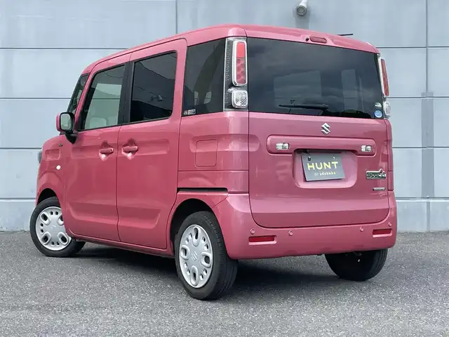 スズキ スペーシア HYBRID X 千葉県 2020(令2)年 2万km チアフルピンクM 社外ナビ/ワンセグＴＶ/バックカメラ/両側パワースライドドア/ビルトインＥＴＣ/Ｄ席シートヒーター/オートライト/アイドリングストップ/スマートキー/衝突被害軽減ブレーキ/レーンキープアシスト