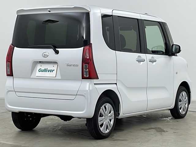 ダイハツ タント X 道央・札幌 2023(令5)年 0.5万km シャイニングホワイトパール ・4WD/・純正ナビ&フルセグ&CD&DVD&BT&SD/・バックカメラ/・両側パワースライドドア/・スマートアシスト/・衝突回避支援ブレーキ/・車線逸脱警報機能/・先行車発進お知らせ機能/・オートマチックハイビーム/・コーナーセンサー/・シートヒーター/・ビルトインETC/・オートライト/・LEDヘッドライト/・スマートキー/・アイドリングストップ/・プッシュスタート/・純正14インチAW