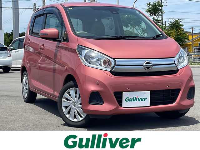 日産 デイズ X 山口県 2018(平30)年 7.8万km ブロッサムピンク 純正７型ナビ/全方位カメラ/フルセグTV/コーナーセンサー/アイドリングストップ/横滑り防止装置/衝突被害軽減ブレーキ/純正フロアマット/純正１４インチアルミホイール