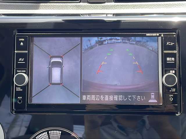 日産 デイズ X 山口県 2018(平30)年 7.8万km ブロッサムピンク 純正７型ナビ/全方位カメラ/フルセグTV/コーナーセンサー/アイドリングストップ/横滑り防止装置/衝突被害軽減ブレーキ/純正フロアマット/純正１４インチアルミホイール