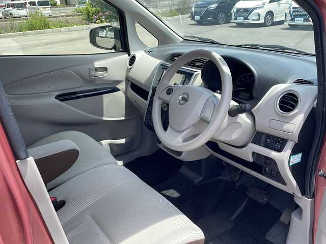日産 デイズ X 山口県 2018(平30)年 7.8万km ブロッサムピンク 純正７型ナビ/全方位カメラ/フルセグTV/コーナーセンサー/アイドリングストップ/横滑り防止装置/衝突被害軽減ブレーキ/純正フロアマット/純正１４インチアルミホイール