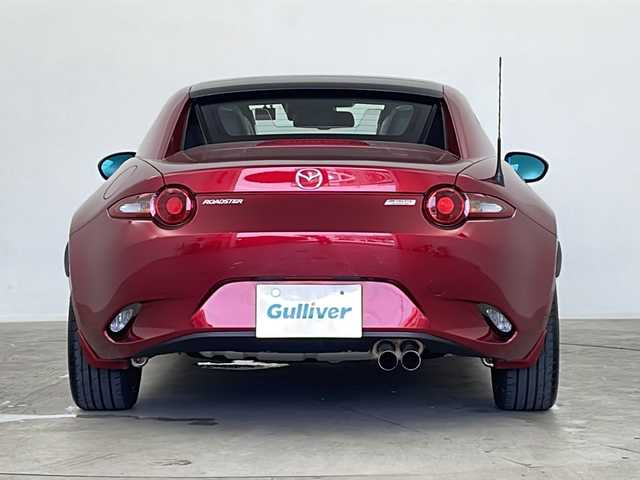 マツダ ロードスター ＲＦ RS 鹿児島県 2018(平30)年 2.4万km ソウルレッドクリスタルM 純正ナビ/（CD/DVD/BT/フルセグTV）/RECARO製レザー、アルカンターラコンビシート/BILSTEIN製ダンパー/電動オープンルーフ/6速MT/オートライト/オートワイパー/ステアリングスイッチ/革巻きステアリング/スマートキー/プッシュスタート/シートヒーター/アイドリングストップ